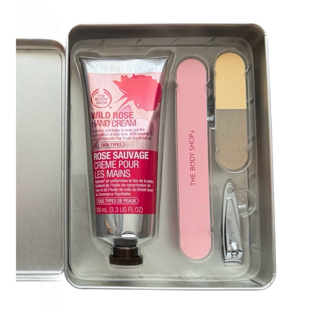 The Body Shop - Wild Rose Handy Manicure Gift Set | New